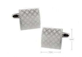 Cufflinks - Silver Round Design