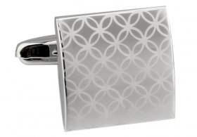 Cufflinks - Silver Round Design