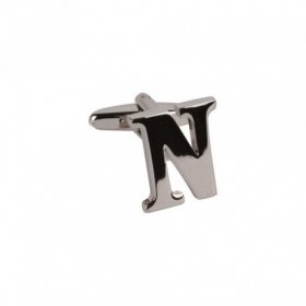 Letter N Cufflink