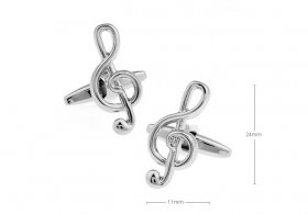 Cufflinks - Treble Clef Music