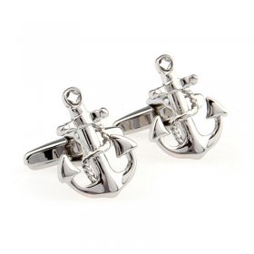 Cufflinks - Anchor and Chain