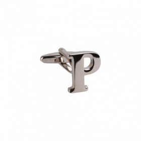 Letter P Cufflink