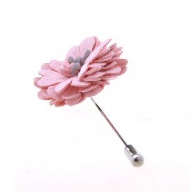Lapel Pin - Flower Pink