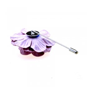 Lapel Pin - Flower Purple