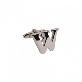 Letter W Cufflink