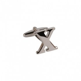 Letter X Cufflink