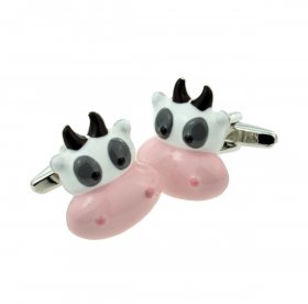 Cufflinks - Cow Face Full Colour