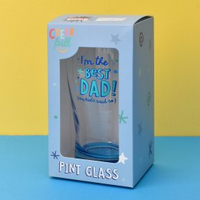 Cheerfull Pint Glass - Best Dad