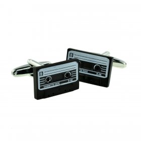 Cufflinks - Retro Style Tape Cassette Design 