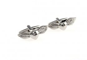 Cufflinks - Winged Heart