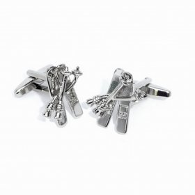 Cufflinks - Skis and Ski Poles