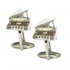 Cufflinks - Grand Piano with Lid Up