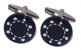 Cufflinks - Poker Chips