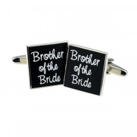 Cufflinks - Black Square Brother of the Bride