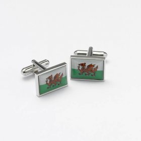 Cufflinks - Welsh Flag