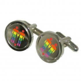 Cufflinks - Rainbow Men