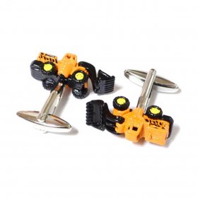 Cufflinks - Tractor Excavator Digger