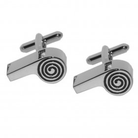 Cufflinks - Real Working Whistle