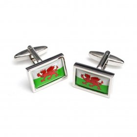 Cufflinks - Wales Flag