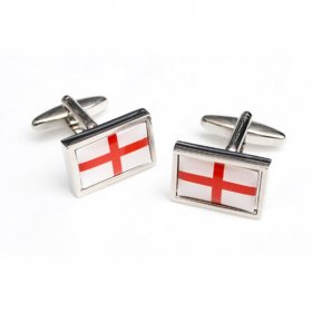 Cufflinks - England St George's Cross Flag