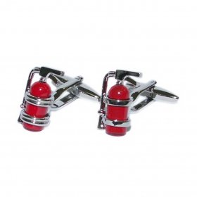 Cufflinks - Fire Extinguisher