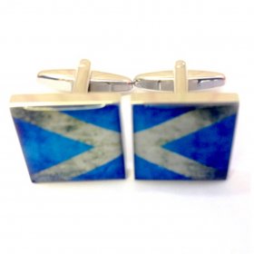 Cufflinks - Scotland St Andrews Flag Distressed