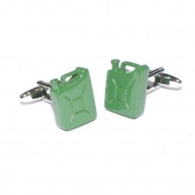 Cufflinks - Military Green Jerry Cans