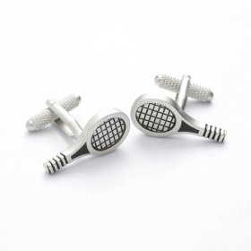 Cufflinks - Tennis Racket