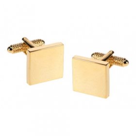 Cufflinks - Square Gold