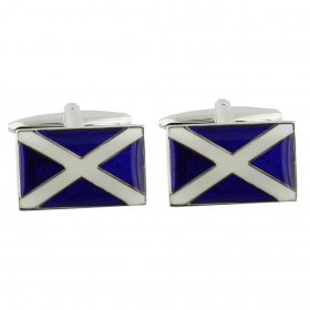 Cufflinks - Scottish Flag