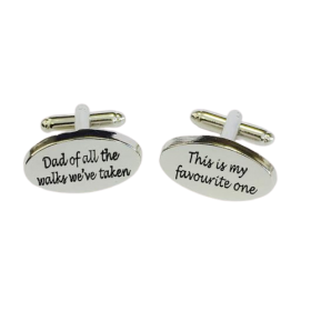 Cufflinks - Dad of all the walks we've taken, This is my favourite one.