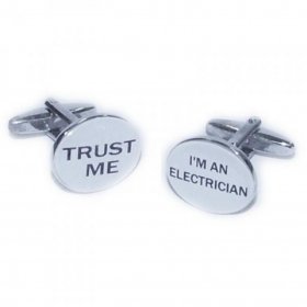 Cufflinks - Trust Me I'm An Electrician