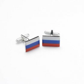 Cufflinks - Russian Flag