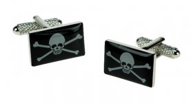 Cufflinks - Jolly Roger Flag