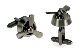 Cufflinks - Rotating Propeller